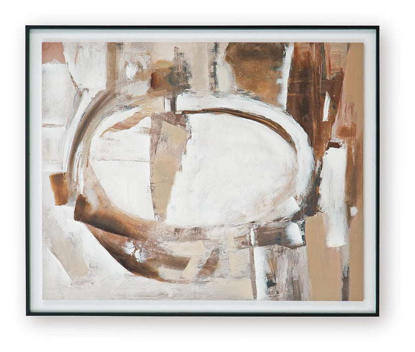 Signature Design Brown/White/Black Wall Art