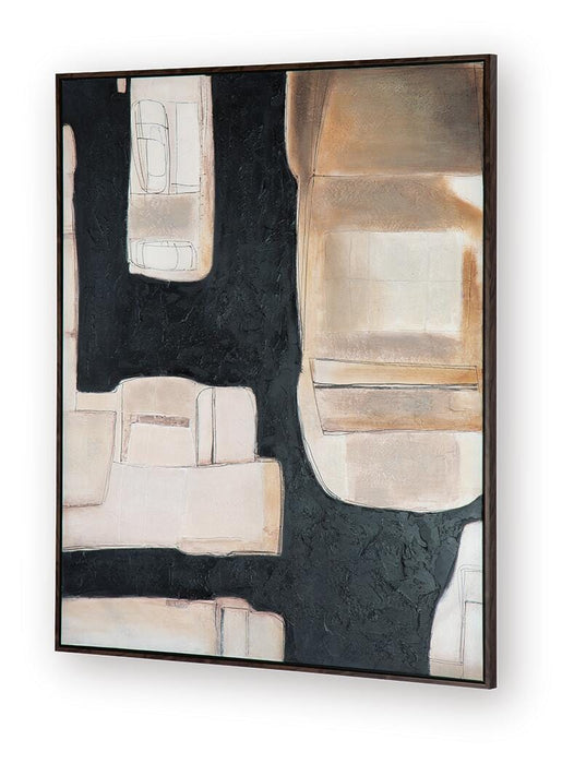 Signature Design Black/Brown/Cream Wall Art