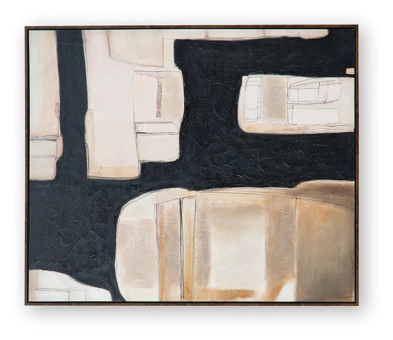 Signature Design Black/Brown/Cream Wall Art