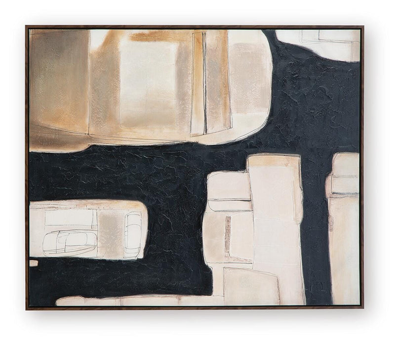 Signature Design Black/Brown/Cream Wall Art