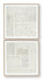 Signature Design Beige/Black/White Wall Art Set (2/CN)