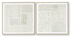 Signature Design Beige/Black/White Wall Art Set (2/CN)