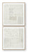 Signature Design Beige/Black/White Wall Art Set (2/CN)