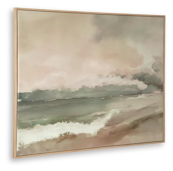 Signature Design Blush/Green/Gray Wall Art