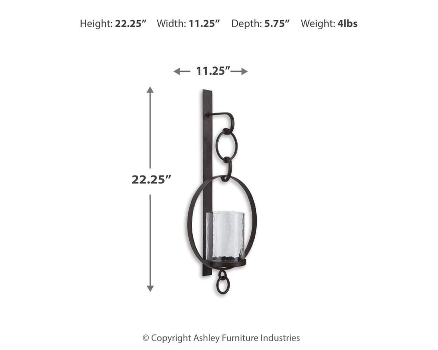 Signature Design Brown Wall Sconce