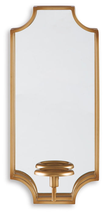 Signature Design Gold Finish Wall Sconce