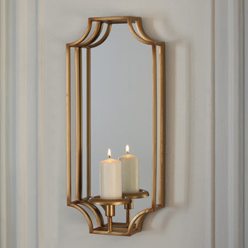 Signature Design Gold Finish Wall Sconce