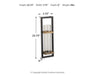 Signature Design Natural/Black Wall Sconce