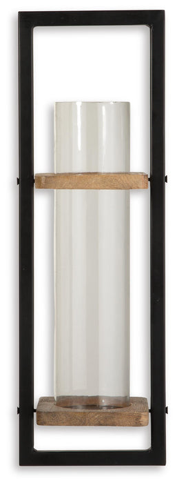 Signature Design Natural/Black Wall Sconce