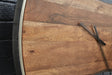 Signature Design Brown/Silver Finish Wall Clock