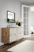 Signature Design Brown/Black/White Accent Cabinet