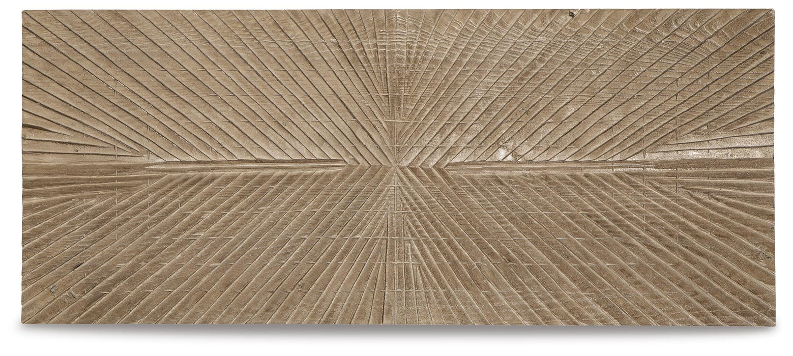 Signature Design Distressed Brown Wall Decor