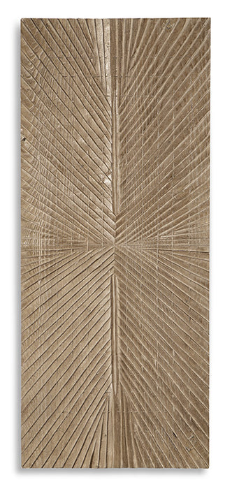 Signature Design Distressed Brown Wall Decor