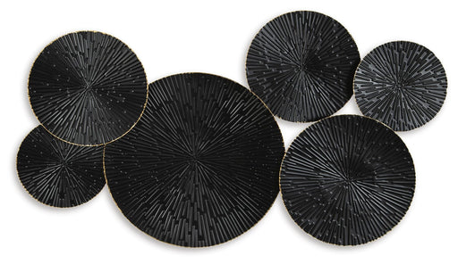 Signature Design Black/Gold Finish Wall Decor