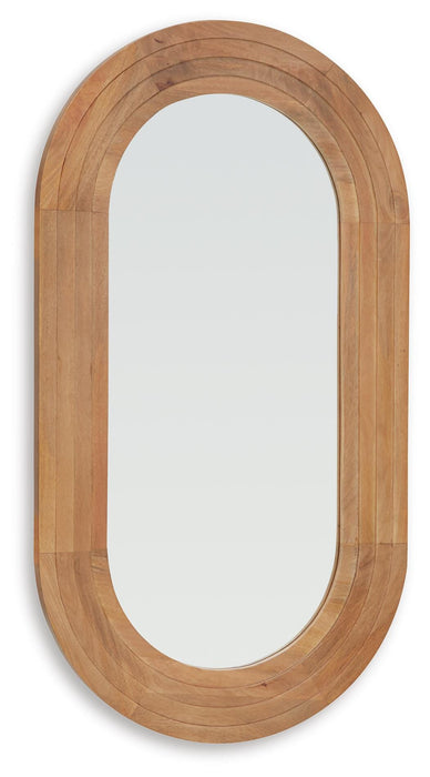 Signature Design Brown Accent Mirror