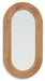 Signature Design Brown Accent Mirror