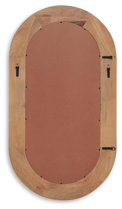 Signature Design Brown Accent Mirror