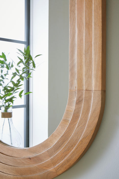 Signature Design Brown Accent Mirror