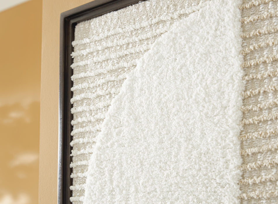 Signature Design Tan/White Wall Decor