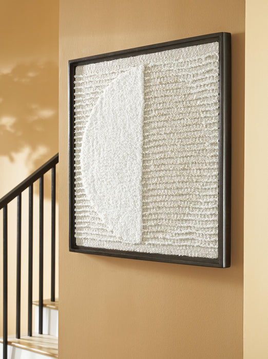 Signature Design Tan/White Wall Decor
