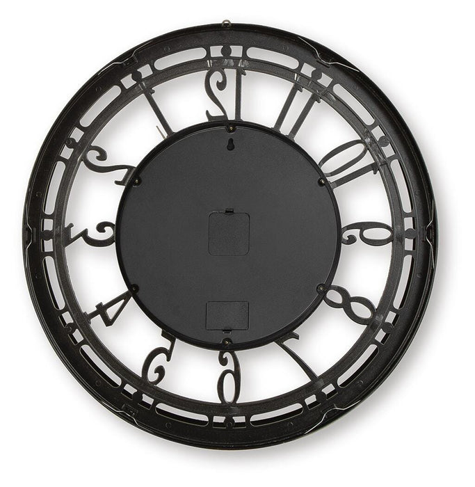 Signature Design Champagne Finish Wall Clock