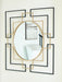 Signature Design Black/Gold Finish Accent Mirror
