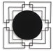 Signature Design Black/Gold Finish Accent Mirror