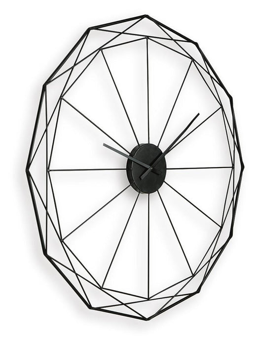 Signature Design Black Wall Clock