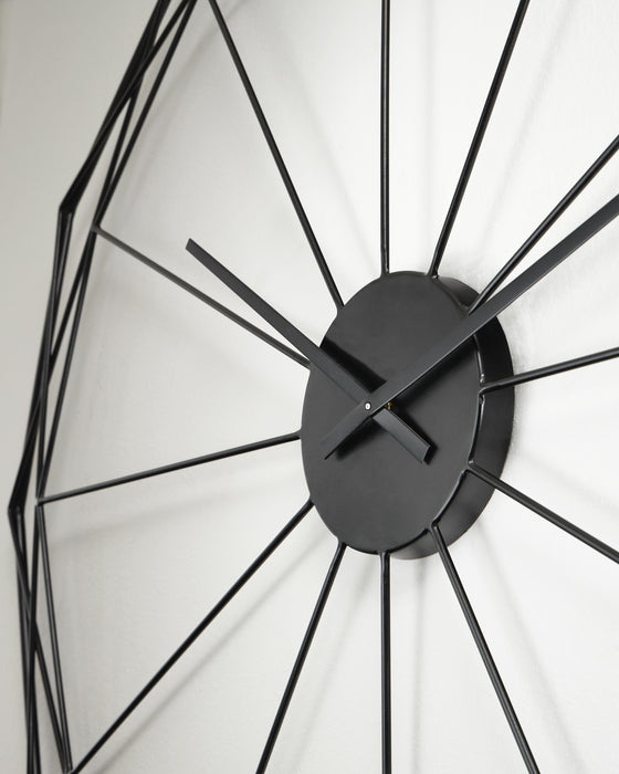 Signature Design Black Wall Clock