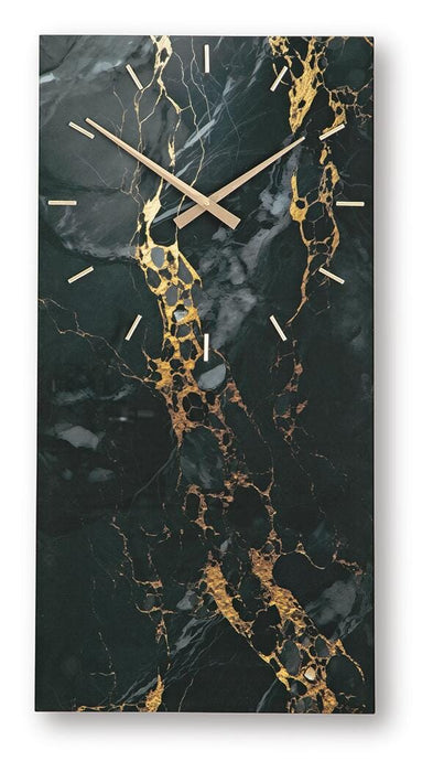 Signature Design Black/Gold Finish Wall Clock