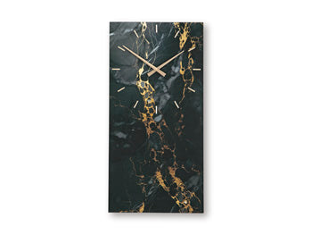 Signature Design Black/Gold Finish Wall Clock