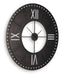 Signature Design Antique Brown Wall Clock