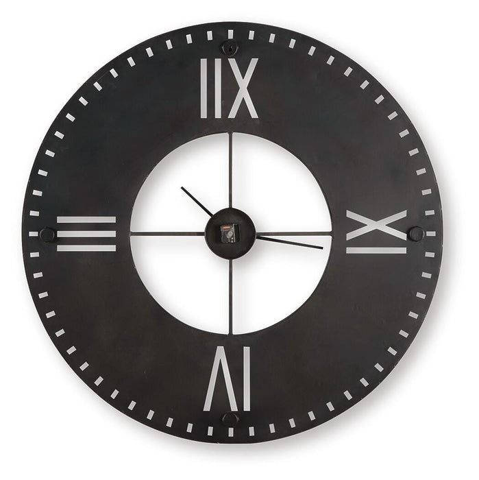Signature Design Antique Brown Wall Clock