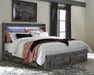 King Panel Bed with 6 Storage Drawers