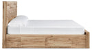 King Panel Storage Bed with 1 Under Bed Storage Drawer