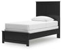 Twin Panel Bed