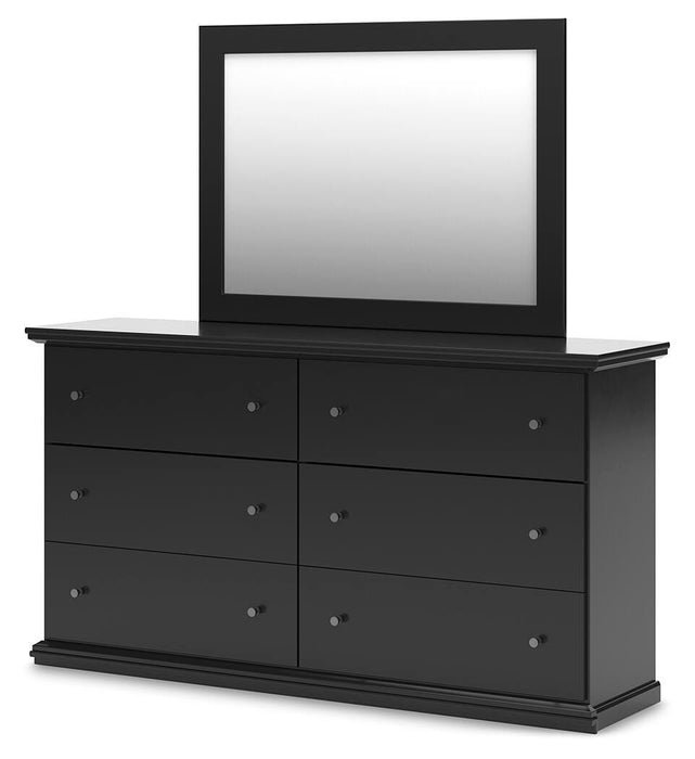 Signature Design Black Dresser and Mirror