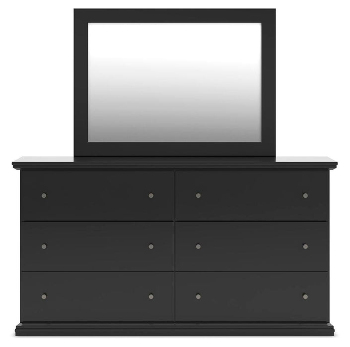 Signature Design Black Dresser and Mirror