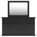 Signature Design Black Dresser and Mirror