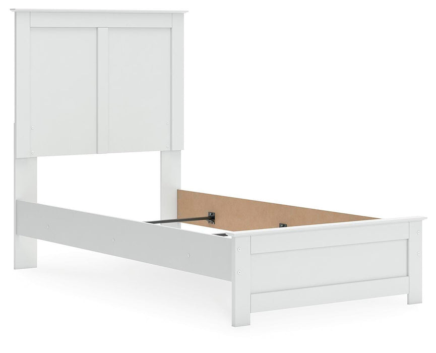 Signature Design White Twin Panel Bed