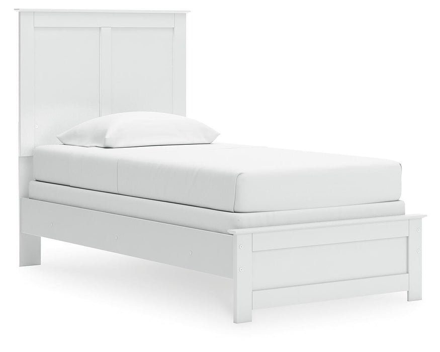 Signature Design White Twin Panel Bed