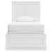 Signature Design White Twin Panel Bed