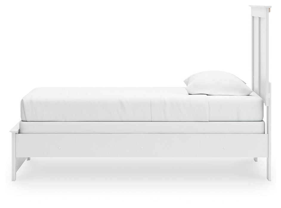 Signature Design White Twin Panel Bed