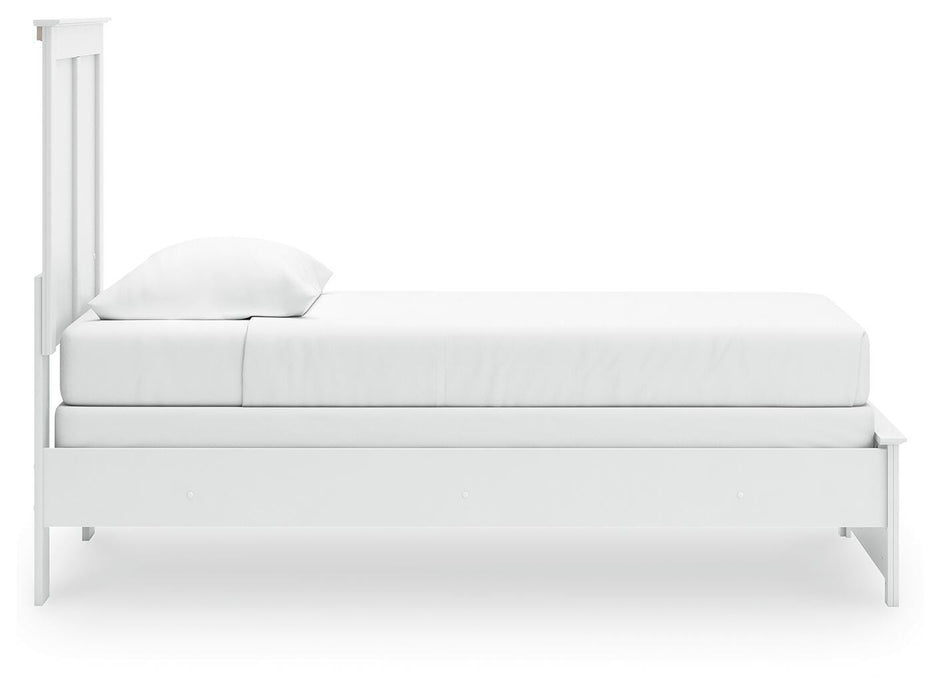 Signature Design White Twin Panel Bed