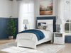 Signature Design White Twin Panel Bed