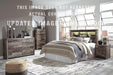 King Panel Bed with 2 Side Storage