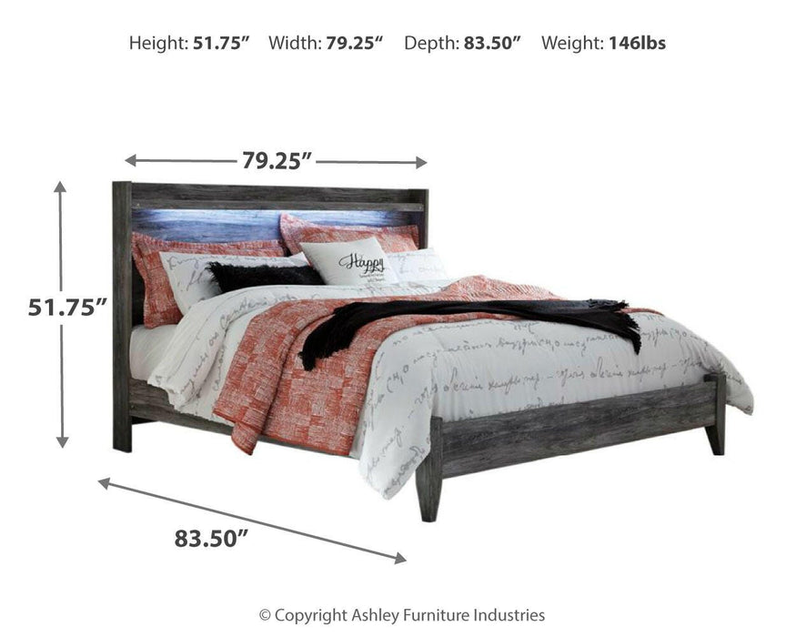 King Panel Bed