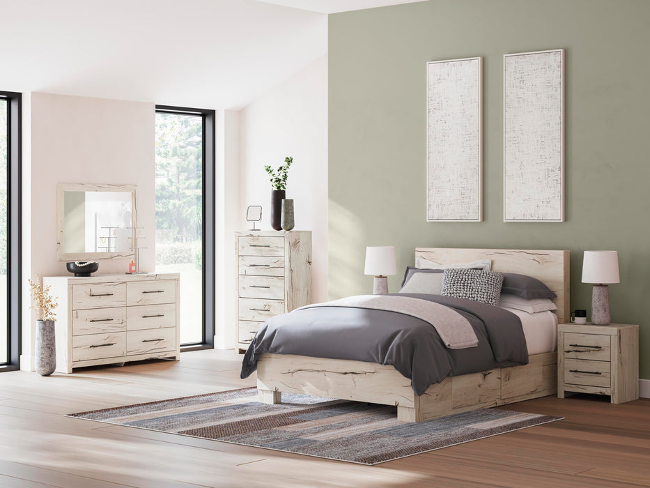 Queen Panel Bed with Storage
