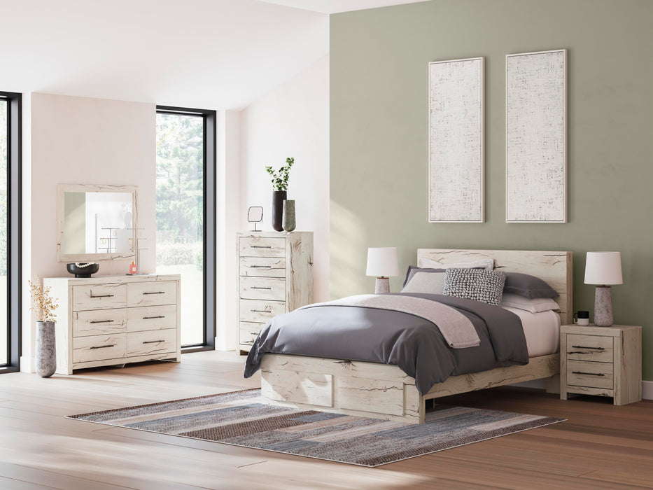 Queen Panel Storage Bed