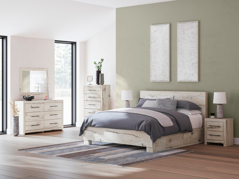 King Panel Bed with Storage